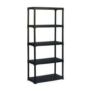 Dammendol buitenkast, buitenplank, multifunctionele balkonkast, buitenkast, 100% Made in Italy, Antraciet, 80x40h176 cm