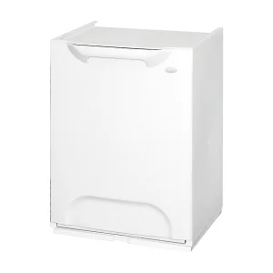 Prullenbak Dorothy, inhoud 15 lt gemaakt in Italië, 34x29x47h cm wit, afvalcontainer, een afvalbak, uitneembare binnenbak