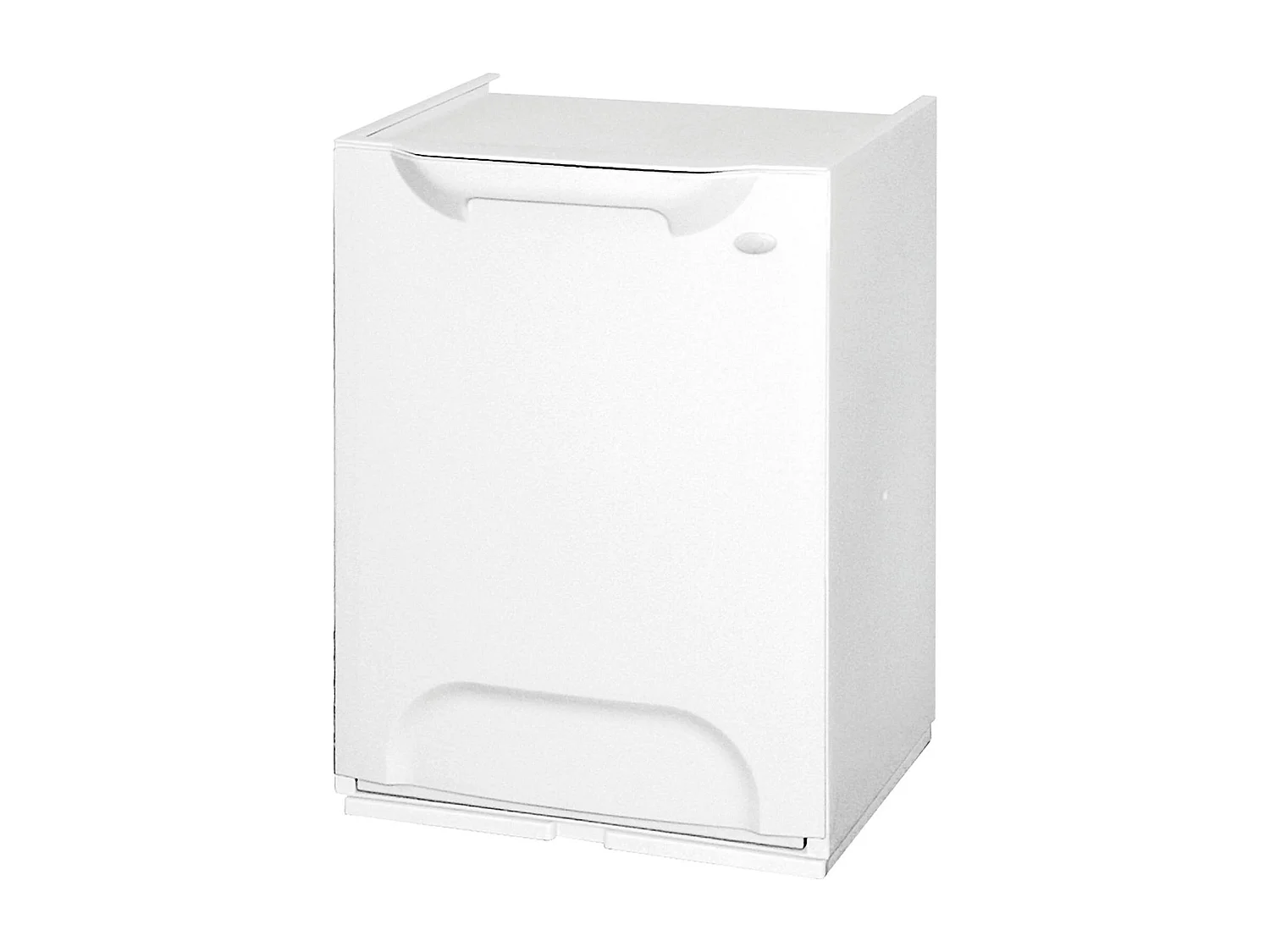Prullenbak Dorothy, inhoud 15 lt gemaakt in Italië, 34x29x47h cm wit, afvalcontainer, een afvalbak, uitneembare binnenbak