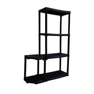 Dallegrett buitengarderobe, Buitenplank, Multifunctionele balkongarderobe met 2 planken, 100% Made in Italy, 89x30h133 cm, Antraciet Dallegrett buitengarderobe, Buitenplank, Multifunctionele balkongarderobe met 2 planken, 100% Made in Italy, 89x30h133 cm, Antraciet