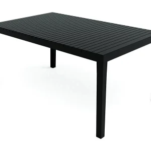 Danastas buitentafel, rechthoekige eettafel, multifunctionele tuintafel, 100% Made in Italy, 150x90h72 cm, antraciet Danastas buitentafel, rechthoekige eettafel, multifunctionele tuintafel, 100% Made in Italy, 150x90h72 cm, antraciet