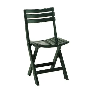 Danzivin buitenstoel, Opklapbare tuinstoel, Stoel voor eettafel, Buitenfauteuil, 100% Made in Italy, 44x41h78 cm, Groen Danzivin buitenstoel, Opklapbare tuinstoel, Stoel voor eettafel, Buitenfauteuil, 100% Made in Italy, 44x41h78 cm, Groen