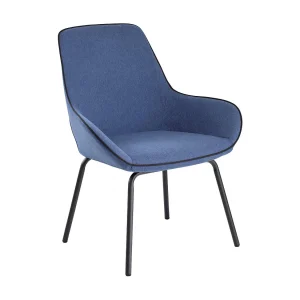 Dglionn bureaustoel, Kantoorwachtkamerzitplaats, Ergonomische wachtstoel, 66x59h90 cm, Blauw Dglionn bureaustoel, Kantoorwachtkamerzitplaats, Ergonomische wachtstoel, 66x59h90 cm, Blauw