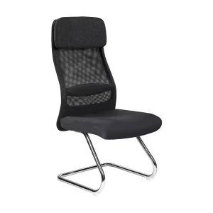 Dlozan bureaustoel, Kantoorwachtkamerzitplaats, Ergonomische wachtstoel, 58x47h105 cm, Zwart Dlozan bureaustoel, Kantoorwachtkamerzitplaats, Ergonomische wachtstoel, 58x47h105 cm, Zwart