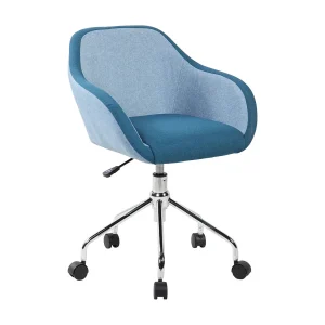 Dgorgon bureaustoel, Task bureaufauteuil, Ergonomische bureaustoel, 56x58h77/84 cm, Blauw