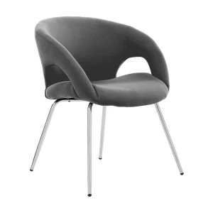 Dagudel bureaustoel, Wachtstoel met armleuningen voor kantoor, Ergonomische wachtstoel, 58x59h72 cm, Grijs Dagudel bureaustoel, Wachtstoel met armleuningen voor kantoor, Ergonomische wachtstoel, 58x59h72 cm, Grijs