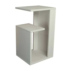 Dmo-satantLo, Koffietafel, Safa-winkelhouder, Sleepplank, 35x30h60 cm, Wit Dmo-satantLo, Koffietafel, Safa-winkelhouder, Sleepplank, 35x30h60 cm, Wit