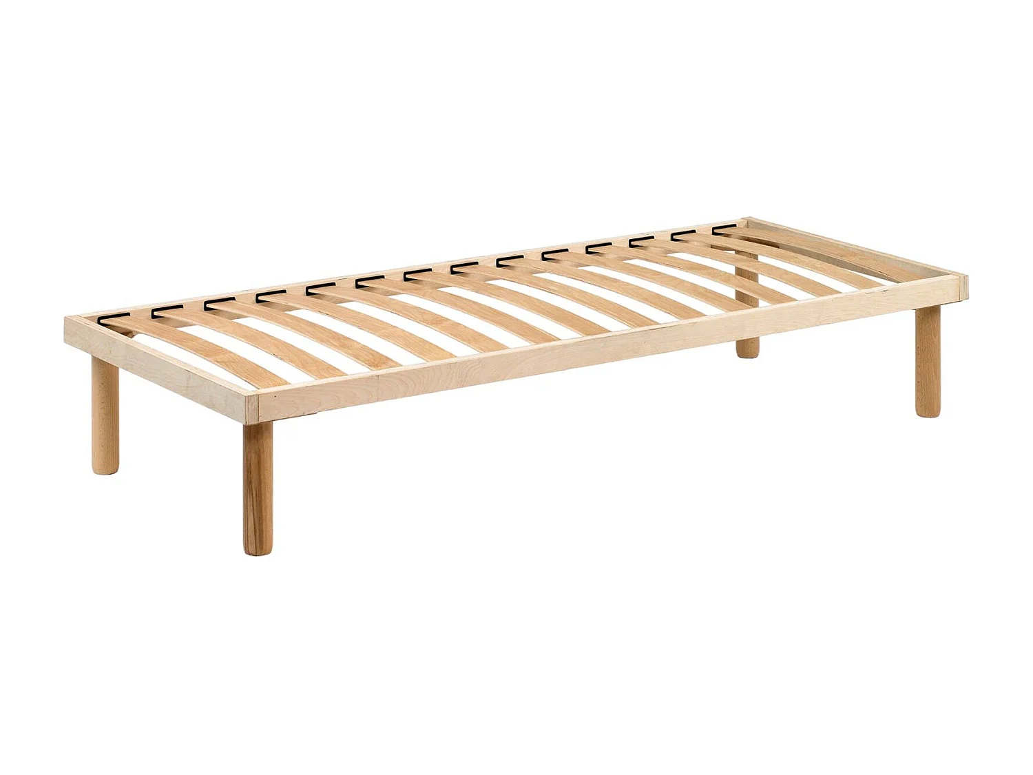 Dgrave eenpersoonsbedbodem, Orthopedische basis met houten latten, 100% Made in Italy, 80x190h 31 cm
