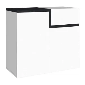 Dmaric schoenenrek, multifunctionele kast met 2 deuren en 1 klepdeur, schoenenrek voor entree, 100% Made in Italy, 80x40h80 cm, glanzend wit en leisteen Dmaric schoenenrek, multifunctionele kast met 2 deuren en 1 klepdeur, schoenenrek voor entree, 100% Made in Italy, 80x40h80 cm, glanzend wit en leisteen