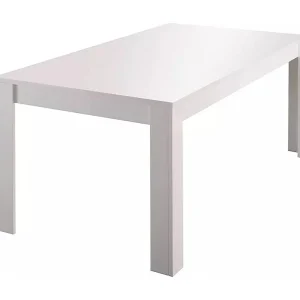 Ddrummon uitschuifbare tafel, Console met verlengstukken, Eettafel, Uitschuifbare keukenplank, Made in Italy, 137×90 h79 cm, Glanzend wit Ddrummon uitschuifbare tafel, Console met verlengstukken, Eettafel, Uitschuifbare keukenplank, Made in Italy, 137×90 h79 cm, Glanzend wit