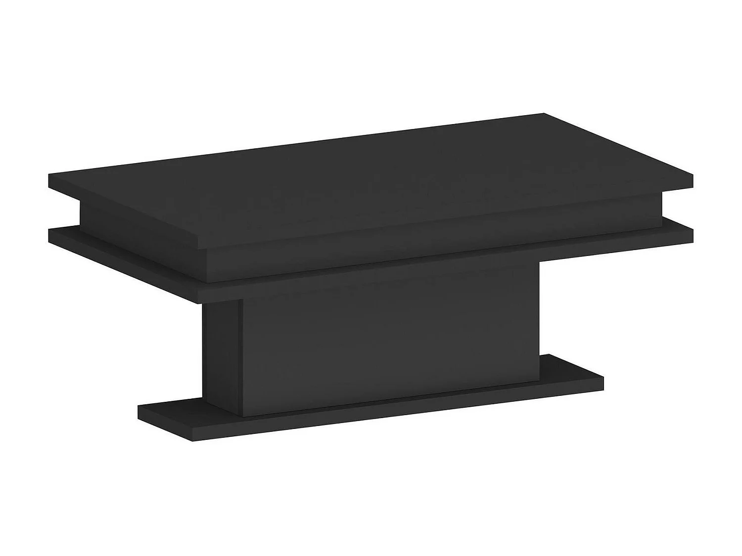 Dcampores-safeel, Dcampores-kof, lage op-op-, koffie-in-, 100x55h42 cm, Antraciet met LED-lampje