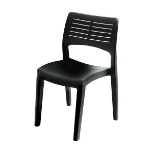 Dantonin buitenstoel, Tuinstoel, Stoel voor eettafel, Buitenfauteuil, 100% Made in Italy, 50x51h82 Cm, Antraciet Dantonin buitenstoel, Tuinstoel, Stoel voor eettafel, Buitenfauteuil, 100% Made in Italy, 50x51h82 Cm, Antraciet