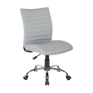 Dkum bureaustoel, Taakfauteuil, Ergonomische bureaustoel, 54x48h90/100 cm, Grijs Dkum bureaustoel, Taakfauteuil, Ergonomische bureaustoel, 54x48h90/100 cm, Grijs