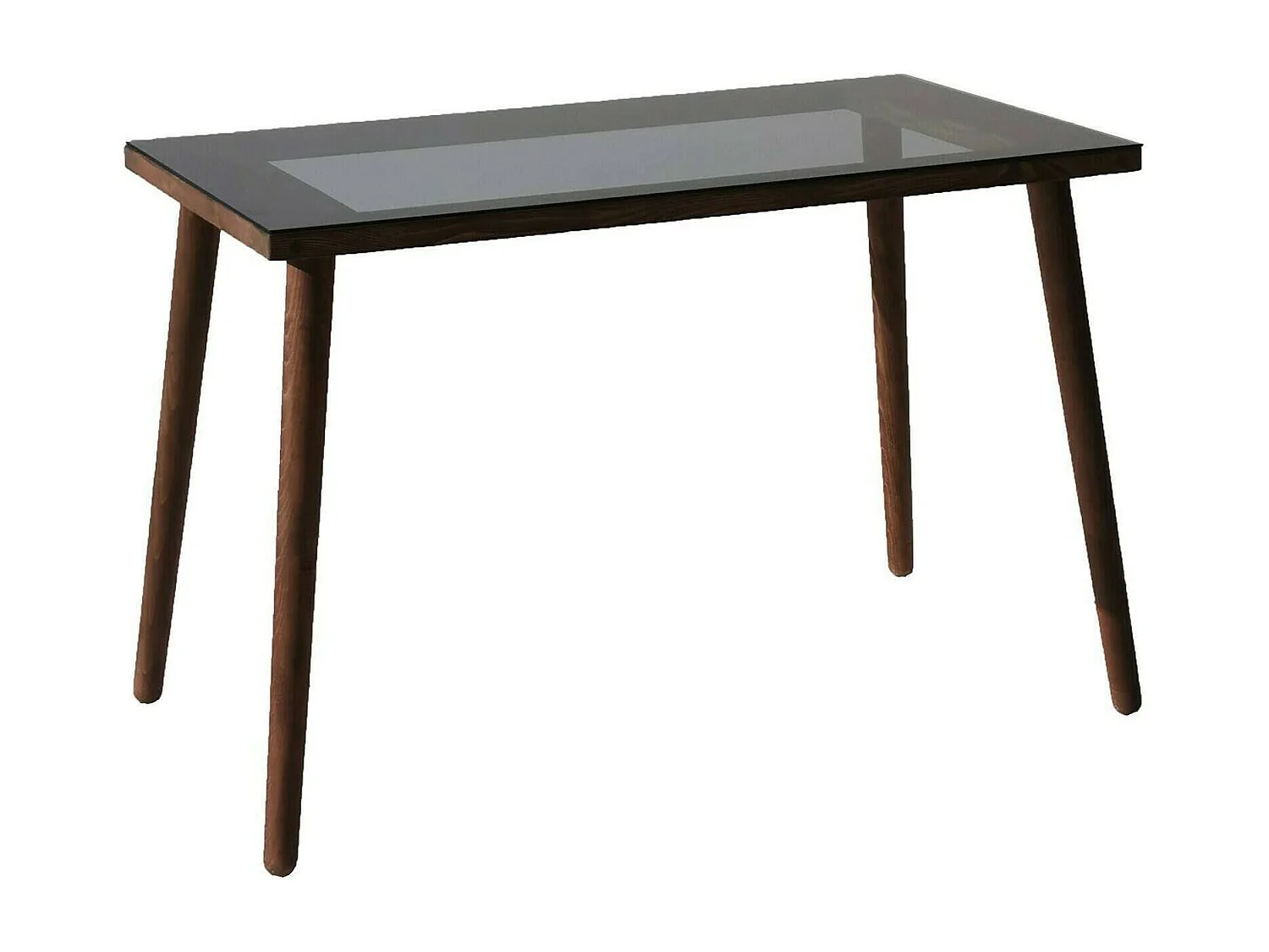 Dlojacon Bureau, Multifunctioneel Bureau, PC Houder Bureau Tafel, Werkblad, 110x60h73 cm, Walnoot