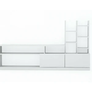 Dbrignol tv-meubel, woonkamerkast, lage tv-kast, wandstandaard, 164x25h91 cm, Wit Dbrignol tv-meubel, woonkamerkast, lage tv-kast, wandstandaard, 164x25h91 cm, Wit