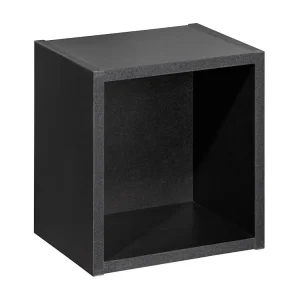 Cube opbergvak VANO – Matte zwarte afwerking – L26 × D21 × H27 cm – Om op te hangen – Compact formaat Cube opbergvak VANO – Matte zwarte afwerking – L26 × D21 × H27 cm – Om op te hangen – Compact formaat