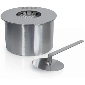 Brûleur rond pour cheminée au bioéthanol cheminée bio en acier inoxydable 2 lt d.20 cm Brûleur rond pour cheminée au bioéthanol cheminée bio en acier inoxydable 2 lt d.20 cm