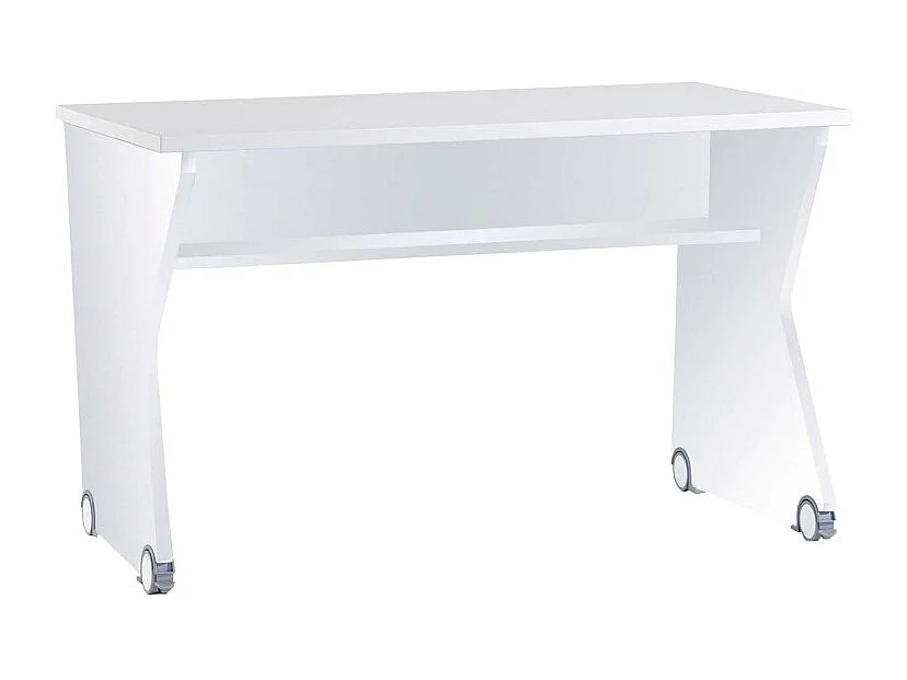 Bureau met plank spaanplaat wit 71x116x59,5 cm