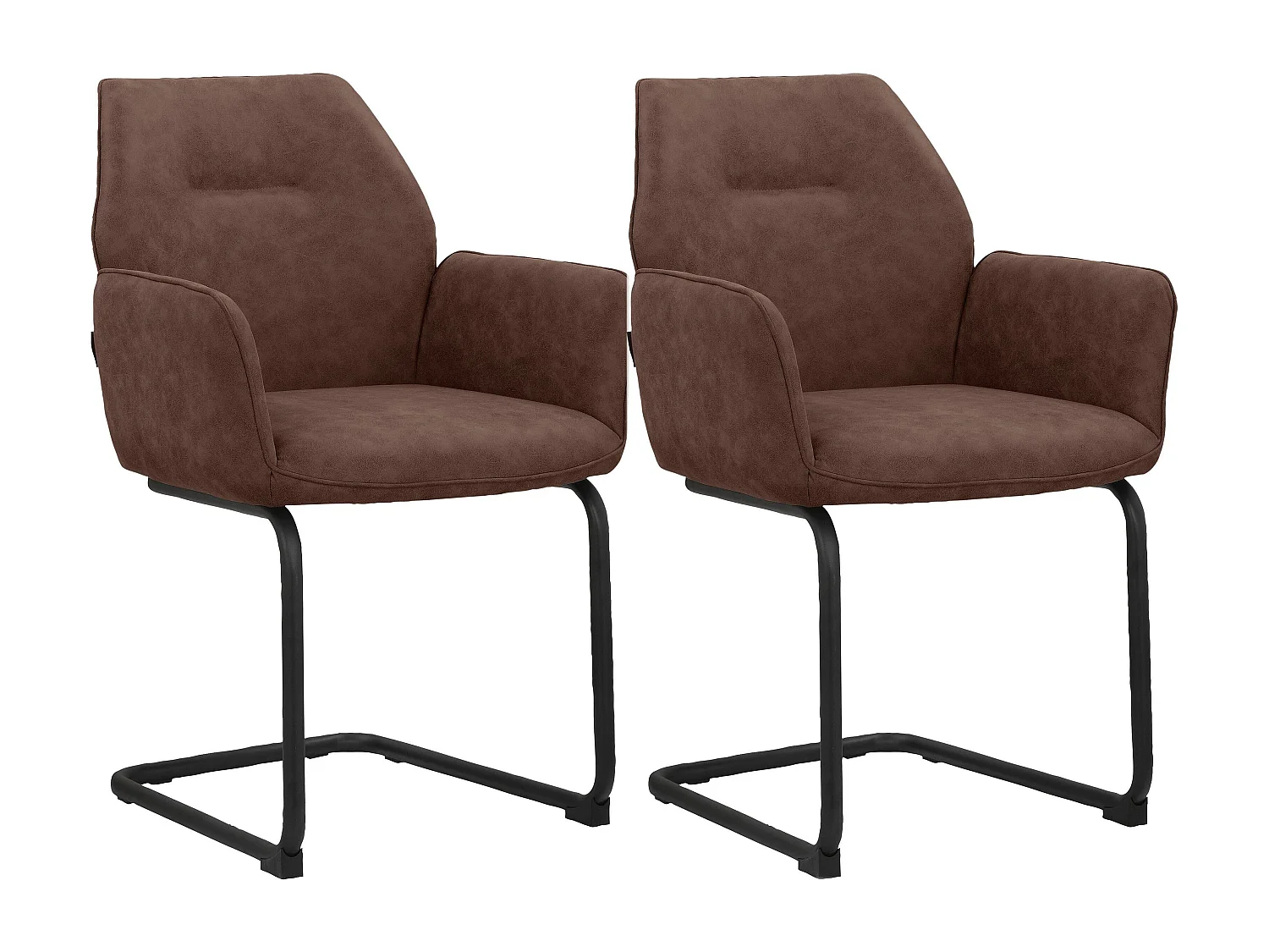 Capri Eetkamerstoel 2pk Bruin