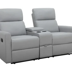 Daoulas dubbele relaxfauteuil lichtgrijs Daoulas dubbele relaxfauteuil lichtgrijs