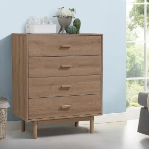 Commode 4 Laden Eiken Commode 4 Laden Eiken