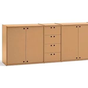 Buffetkast met 4 deuren en 4 lades, 197 x 80 cm