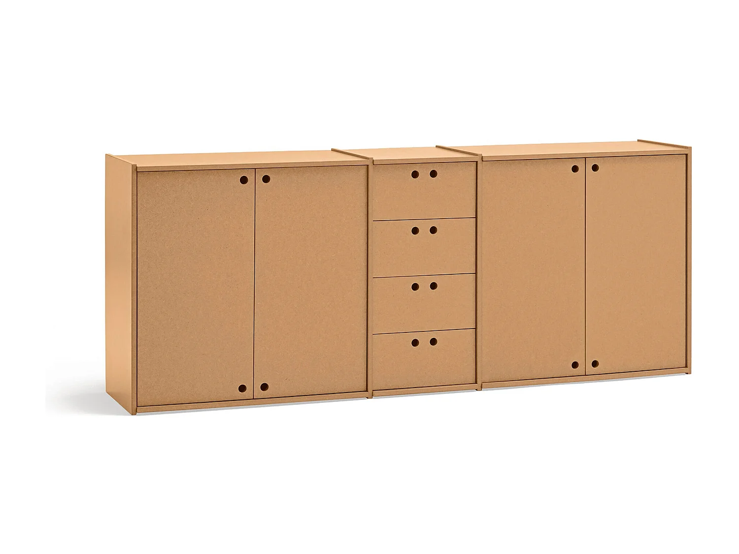 Buffetkast met 4 deuren en 4 lades, 197 x 80 cm