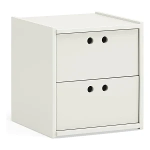 Chevettafel met 2 lades, 40 x 42 cm Chevettafel met 2 lades, 40 x 42 cm