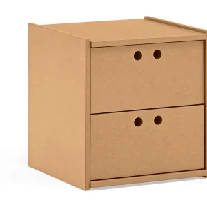 Chevettafel met 2 lades, 40 x 42 cm Chevettafel met 2 lades, 40 x 42 cm