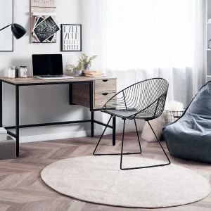Bureau GRANT Lichtbruin 120 cm 48 cm met opbergruimte