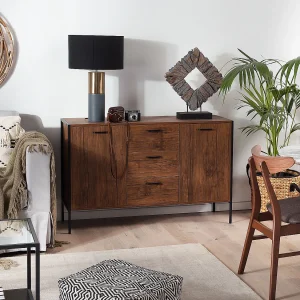Dressoir met 2 deuren TIFTON Donkerbruin Dressoir met 2 deuren TIFTON Donkerbruin