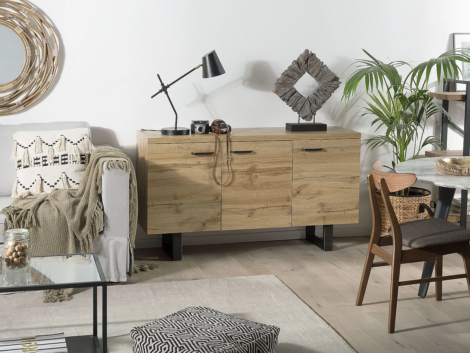 Kast TIMBER Lichtbruin