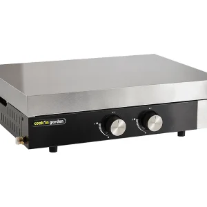 Cook'in Garden – Gietijzeren gas bakplaat FINESTA – 2 pits