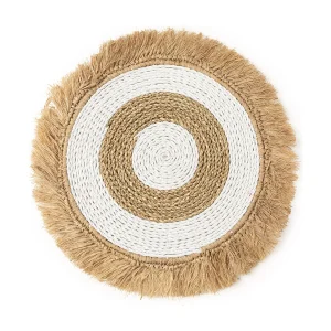 De Seagrass Raffia Placemat – Natuurlijk Wit