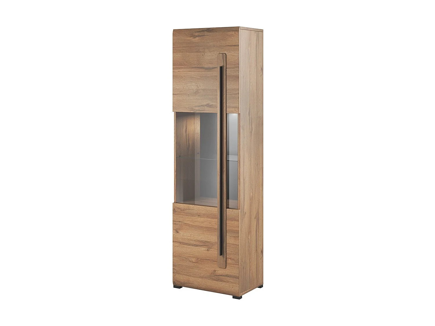 Vitrinedesign collectie BREDA in eikenkleur