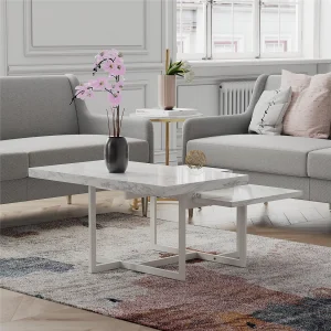 Brielle | Salontafel in Wit Marmerlook