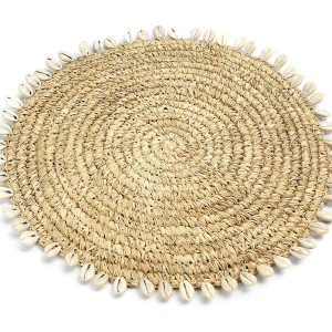 De Raffia Schelp Pannenonderzetter De Raffia Schelp Pannenonderzetter