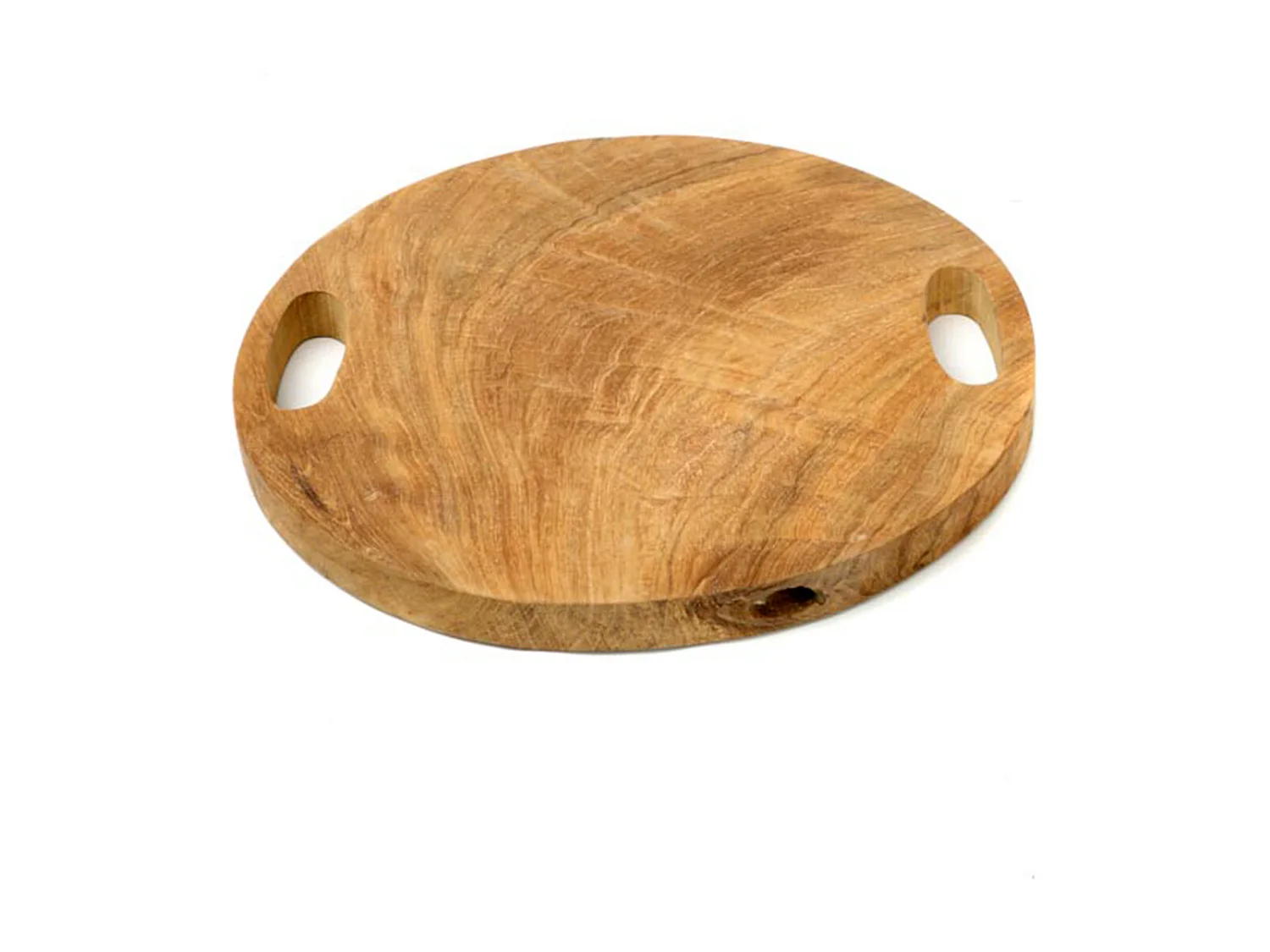 De Teak Root Dienblad - Natuurlijk - L