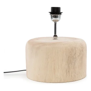 De Teak Wood Tafellampvoet – Naturel