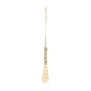 De Cowrie & Cotton Hangdecoratie – Naturel De Cowrie & Cotton Hangdecoratie – Naturel