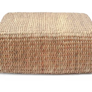 De Hyacint Poef Vierkant – Naturel – M De Hyacint Poef Vierkant – Naturel – M