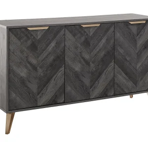 Donkerhouten dressoir 3 deuren Donkerhouten dressoir 3 deuren