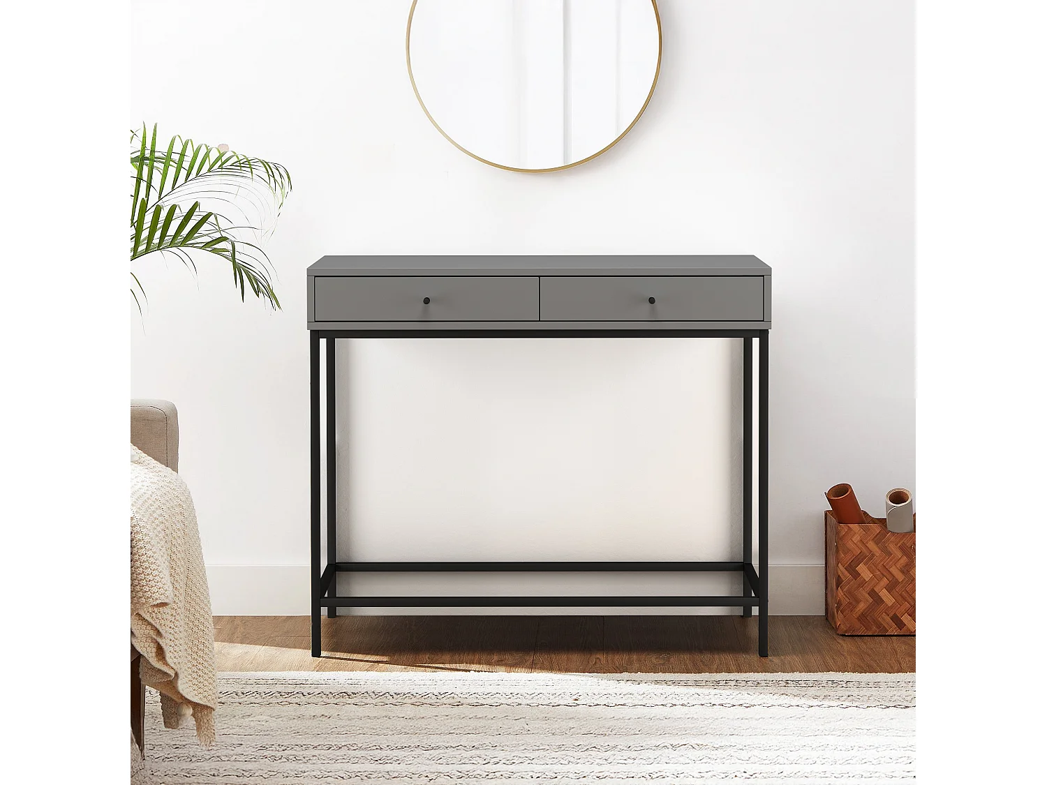 Celine Consoletafel 2 Deuren Grijs