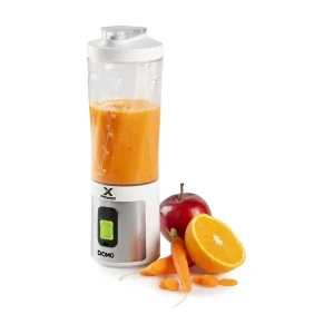 Draadloze draagbare blender DOMO DO752BL 120W – Tritan fles 600ml, USB-oplaadbaar, 6 roestvrijstalen messen Draadloze draagbare blender DOMO DO752BL 120W – Tritan fles 600ml, USB-oplaadbaar, 6 roestvrijstalen messen