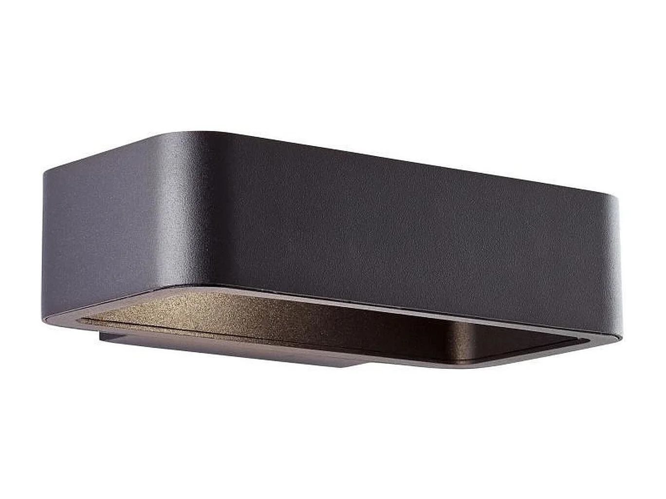 Buitenwandlamp LED BRILLIANT GOLDA 7W 510lm Mat Zwart IP54 Warm Wit Licht 3000K