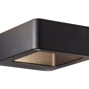 Buitenwandlamp LED 7W GOLDA zwart IP54 metaal/glas 660lm 3000K modern design