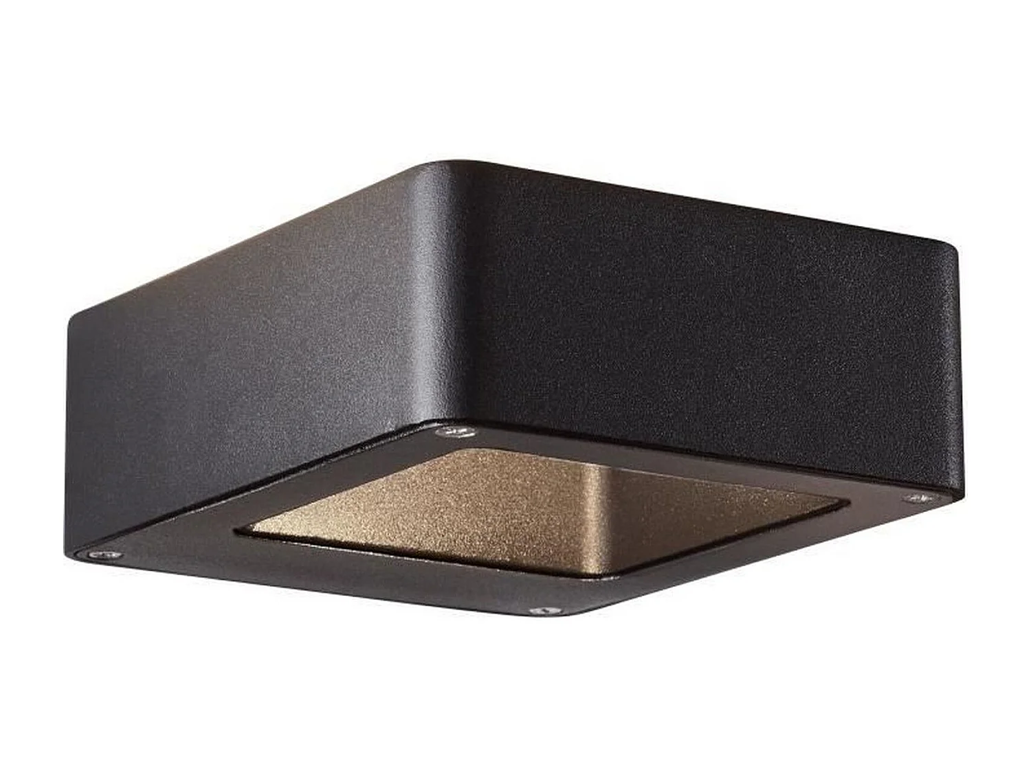 Buitenwandlamp LED 7W GOLDA zwart IP54 metaal/glas 660lm 3000K modern design