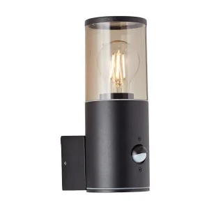 Buitenwandlamp SERGIORO Mat Zwart met Bewegingssensor E27 20W IP44 Aluminium/Plastic Buitenwandlamp SERGIORO Mat Zwart met Bewegingssensor E27 20W IP44 Aluminium/Plastic