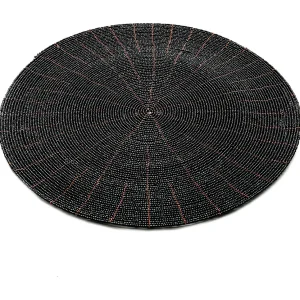 De Beaded Placemat – Zwart De Beaded Placemat – Zwart