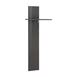 Dlentin entreemeubilair, Moderne multifunctionele entree, Multifunctionele locker voor inkomhal, 100% Made in Italy, 50x27h140 cm, Glanzend Antraciet Dlentin entreemeubilair, Moderne multifunctionele entree, Multifunctionele locker voor inkomhal, 100% Made in Italy, 50x27h140 cm, Glanzend Antraciet